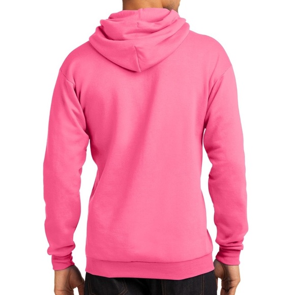 NWOT Neon Pink Men’s Hoodie - Picture 3 of 3